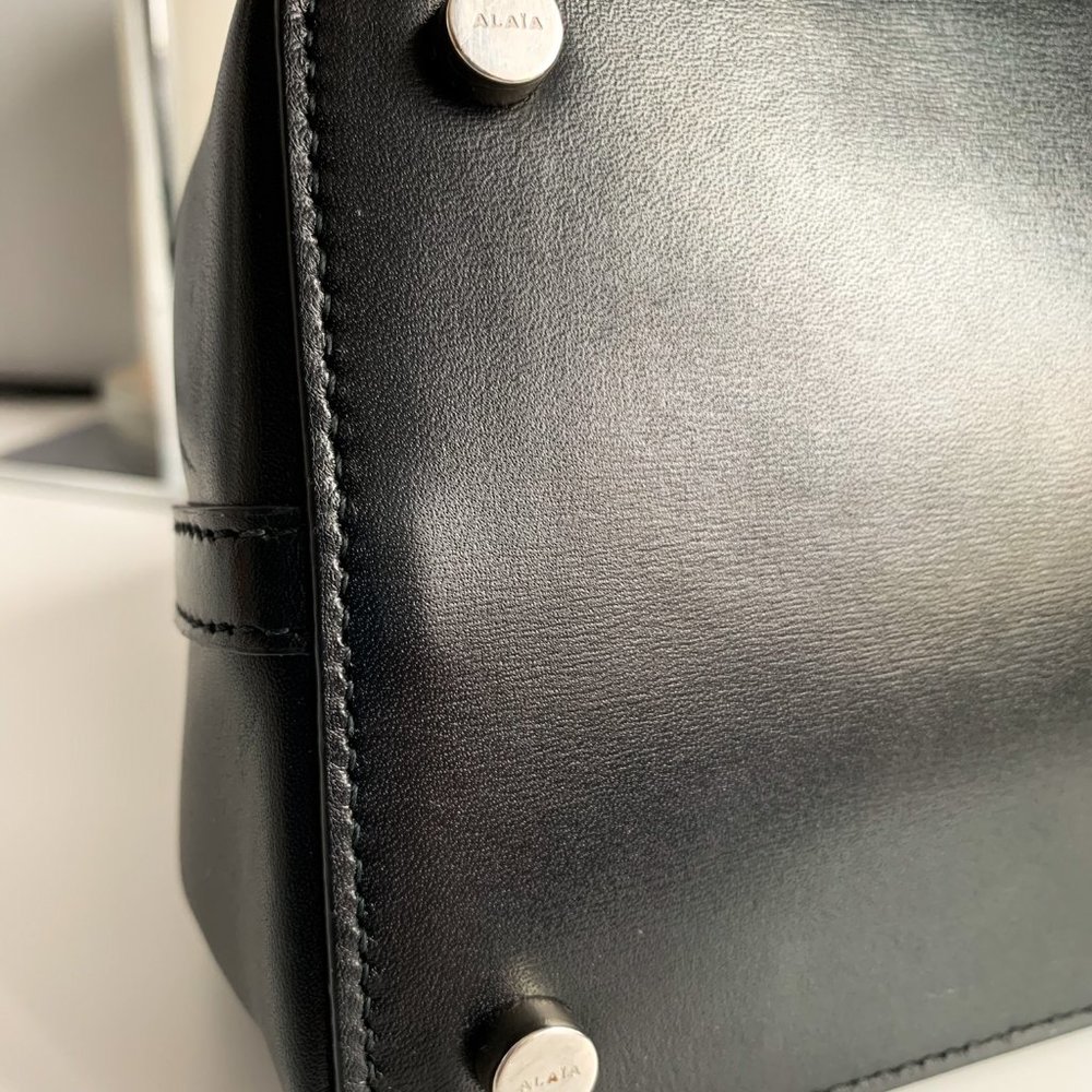 Alaia Mini Mina Leather Tote - Picture 4 of 8